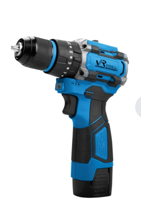 دریل پیچ گوشتی شارژی چکشی ویوارکس ۱۶.۸ ولت مدل VR1610V-21BL دو باتری